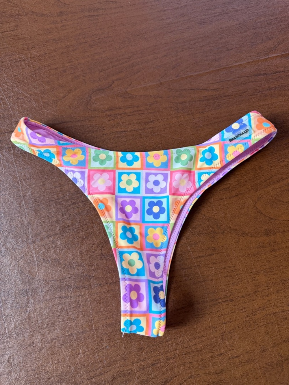 Blackbough Multicolor Floral Tile Bikini Bottoms